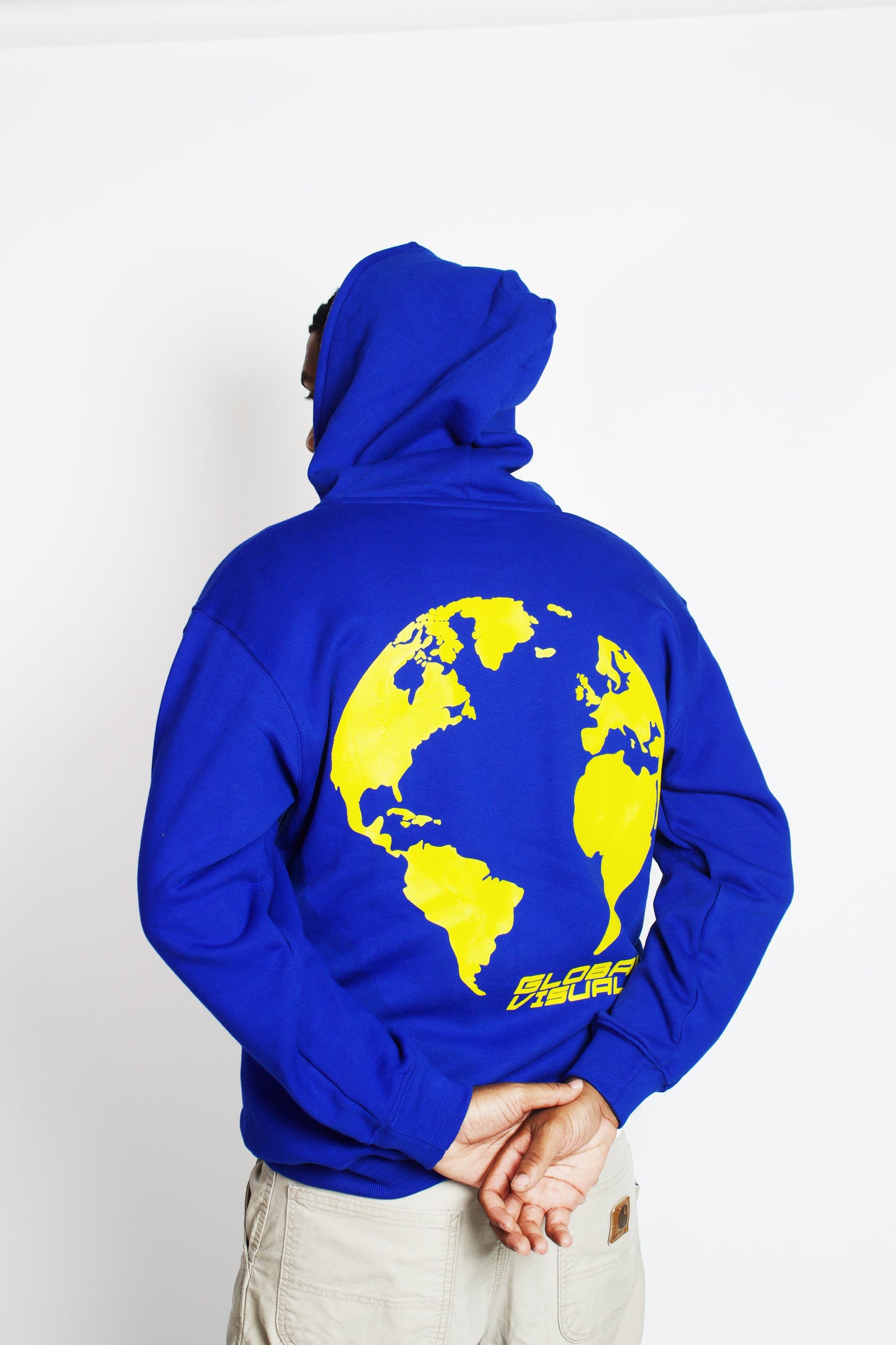 Blue Full Zip Hoodie