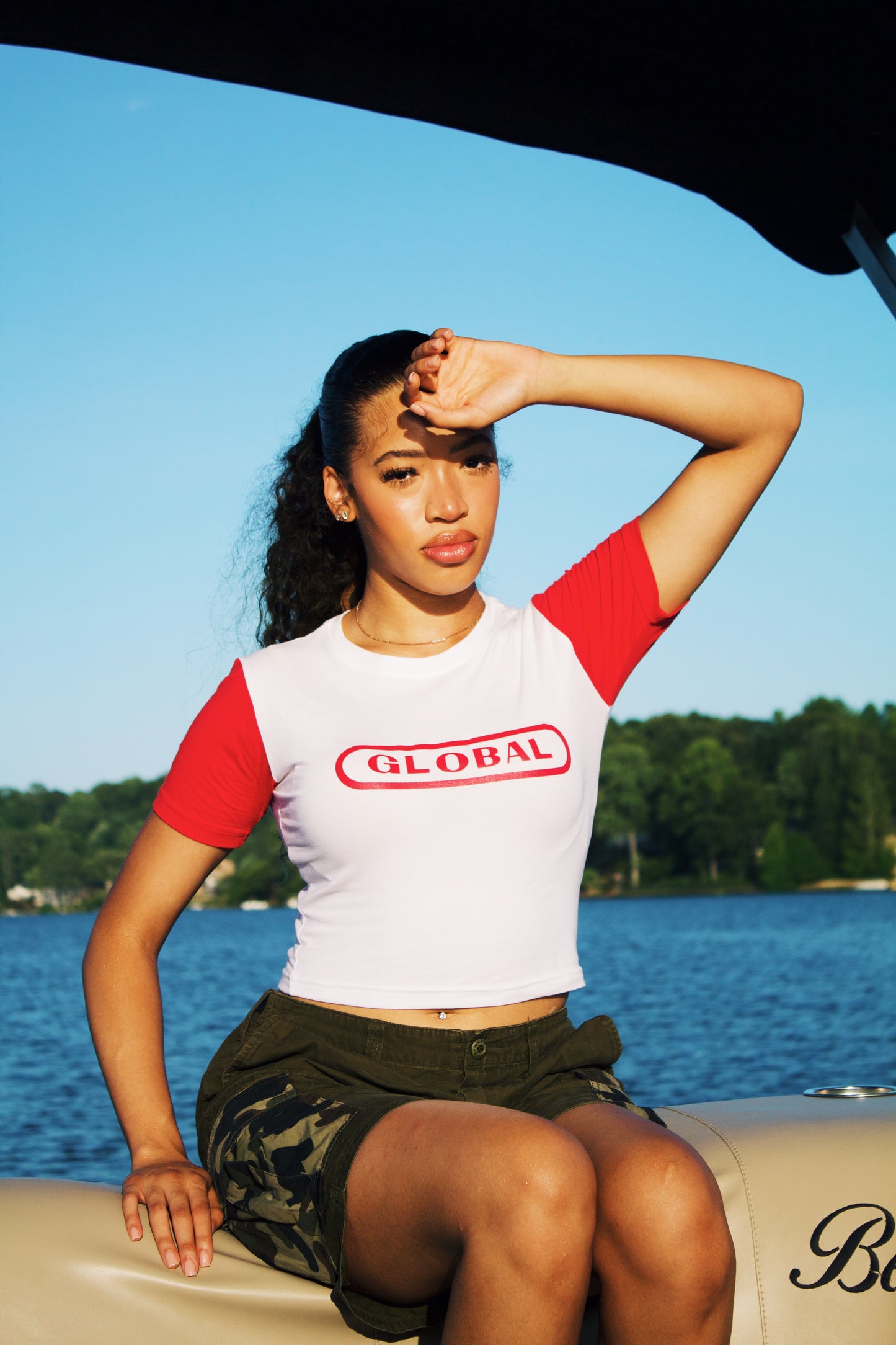 Womens Cropped Nintendo Tee