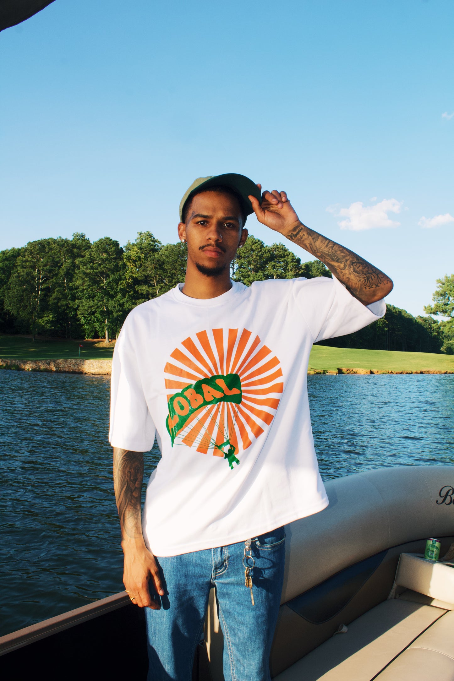 Oversized Graphic White