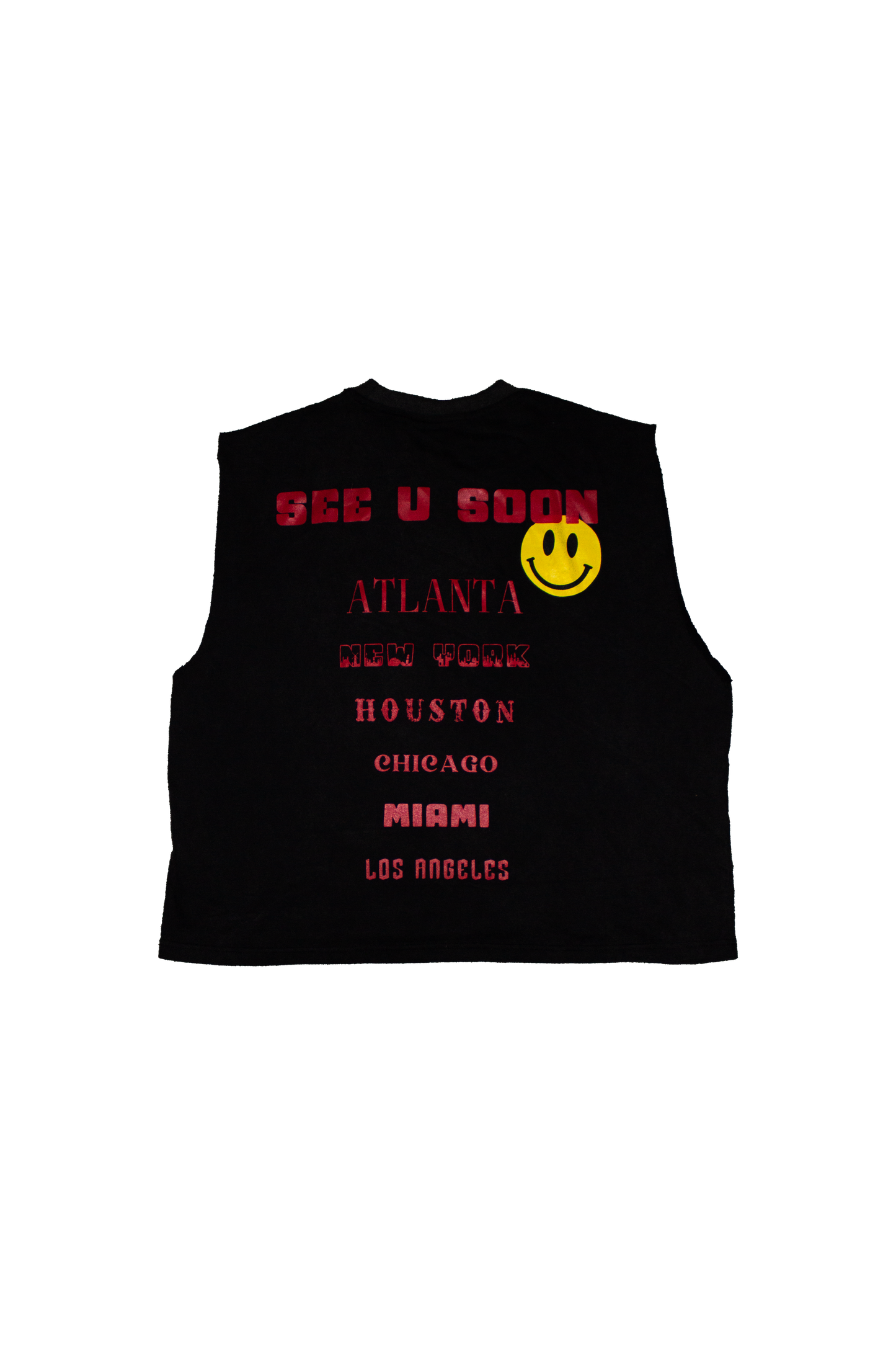 Sleeveless Graphic Black