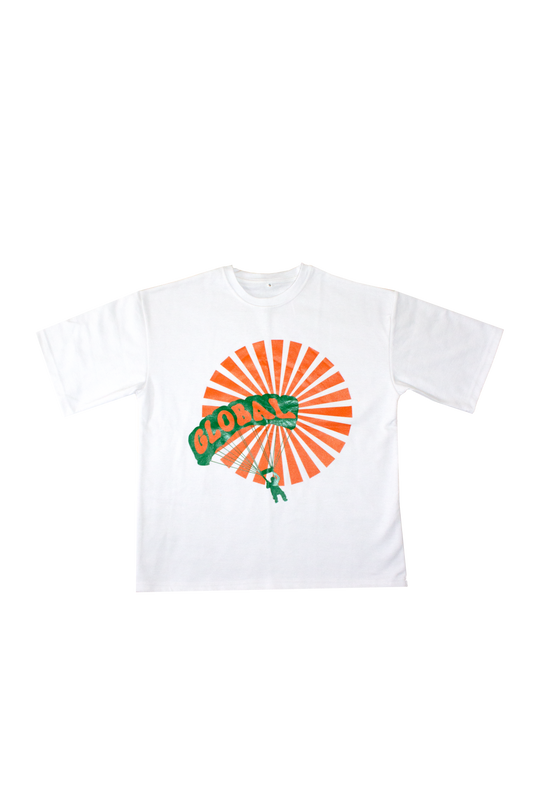 Oversized Graphic White